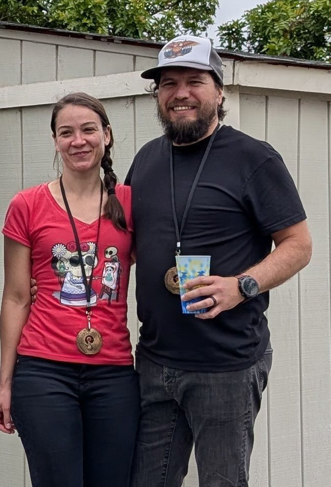 Gabe and Jackie, bronze medal winners